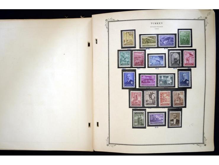 1863/1990, hochwertige Sammlung auf alten Scott-Blättern ab Mi.-Nr. 1 anfangs gemischt gesammelt, später meist ungebraucht/po