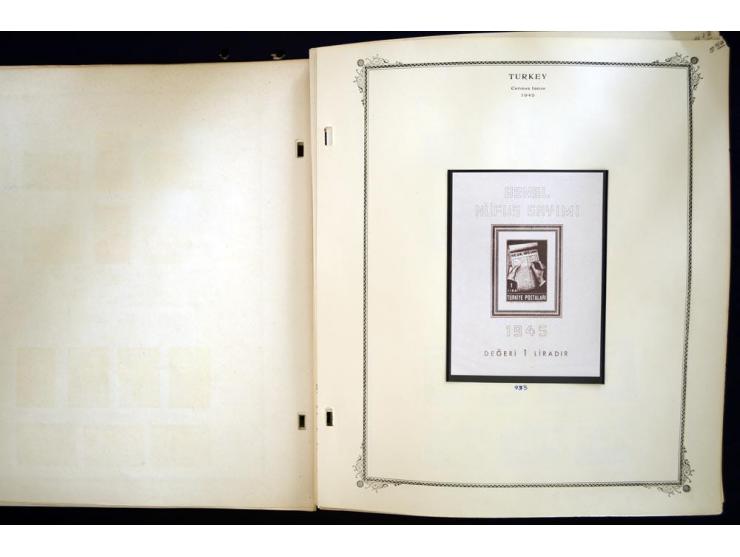 1863/1990, hochwertige Sammlung auf alten Scott-Blättern ab Mi.-Nr. 1 anfangs gemischt gesammelt, später meist ungebraucht/po