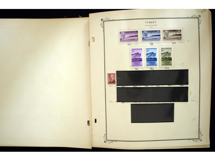 1863/1990, hochwertige Sammlung auf alten Scott-Blättern ab Mi.-Nr. 1 anfangs gemischt gesammelt, später meist ungebraucht/po