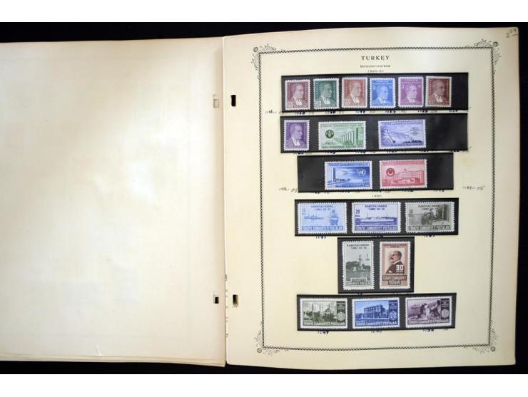 1863/1990, hochwertige Sammlung auf alten Scott-Blättern ab Mi.-Nr. 1 anfangs gemischt gesammelt, später meist ungebraucht/po