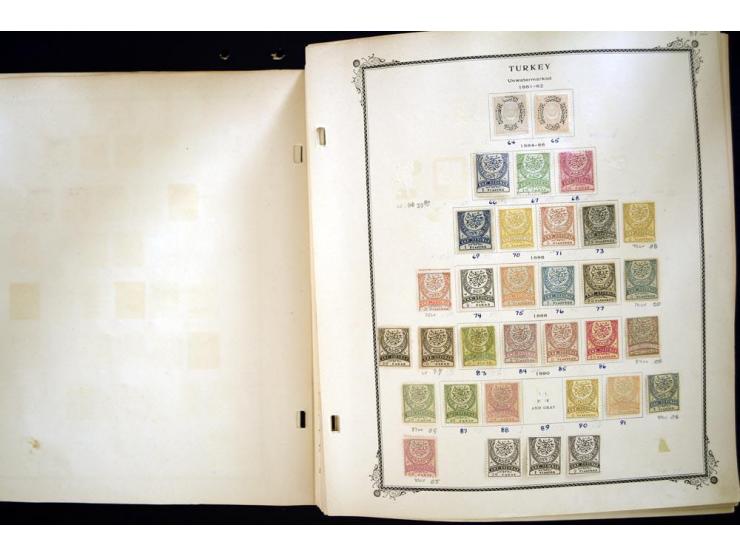 1863/1990, hochwertige Sammlung auf alten Scott-Blättern ab Mi.-Nr. 1 anfangs gemischt gesammelt, später meist ungebraucht/po