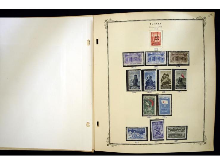 1863/1990, hochwertige Sammlung auf alten Scott-Blättern ab Mi.-Nr. 1 anfangs gemischt gesammelt, später meist ungebraucht/po