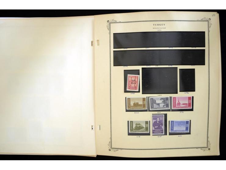1863/1990, hochwertige Sammlung auf alten Scott-Blättern ab Mi.-Nr. 1 anfangs gemischt gesammelt, später meist ungebraucht/po