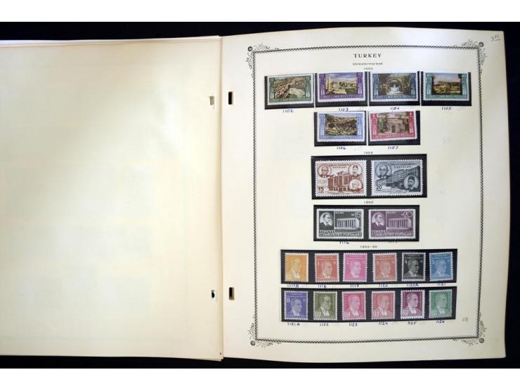 1863/1990, hochwertige Sammlung auf alten Scott-Blättern ab Mi.-Nr. 1 anfangs gemischt gesammelt, später meist ungebraucht/po