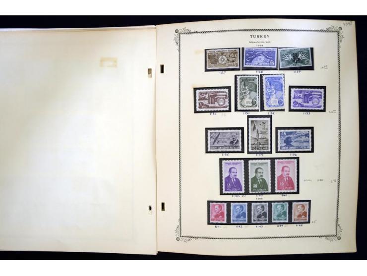 1863/1990, hochwertige Sammlung auf alten Scott-Blättern ab Mi.-Nr. 1 anfangs gemischt gesammelt, später meist ungebraucht/po