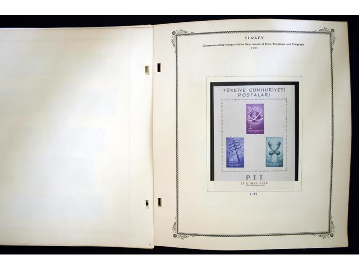 1863/1990, hochwertige Sammlung auf alten Scott-Blättern ab Mi.-Nr. 1 anfangs gemischt gesammelt, später meist ungebraucht/po