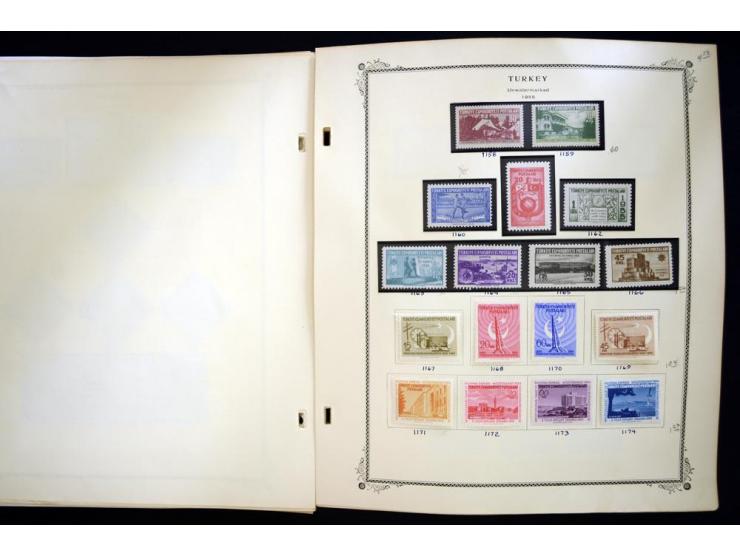 1863/1990, hochwertige Sammlung auf alten Scott-Blättern ab Mi.-Nr. 1 anfangs gemischt gesammelt, später meist ungebraucht/po