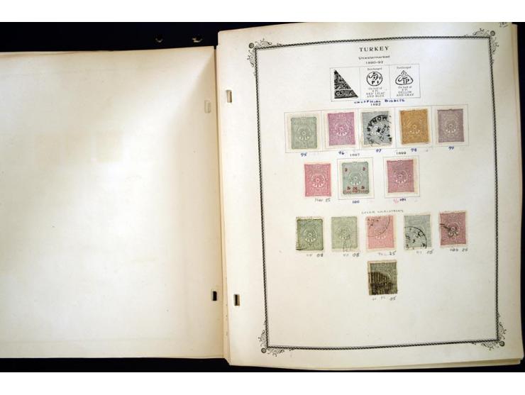 1863/1990, hochwertige Sammlung auf alten Scott-Blättern ab Mi.-Nr. 1 anfangs gemischt gesammelt, später meist ungebraucht/po