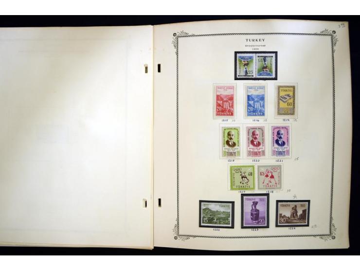 1863/1990, hochwertige Sammlung auf alten Scott-Blättern ab Mi.-Nr. 1 anfangs gemischt gesammelt, später meist ungebraucht/po