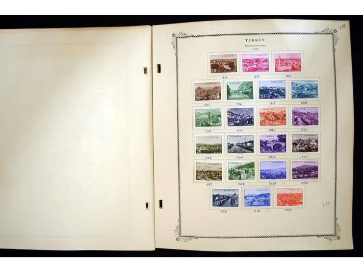 1863/1990, hochwertige Sammlung auf alten Scott-Blättern ab Mi.-Nr. 1 anfangs gemischt gesammelt, später meist ungebraucht/po