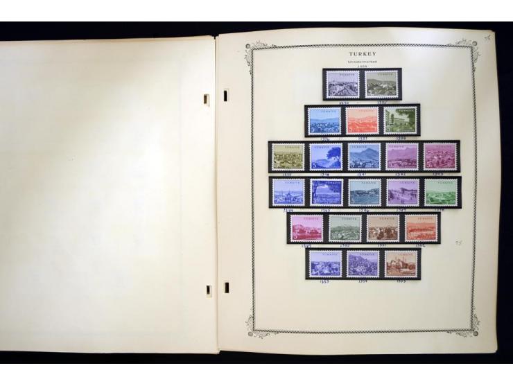 1863/1990, hochwertige Sammlung auf alten Scott-Blättern ab Mi.-Nr. 1 anfangs gemischt gesammelt, später meist ungebraucht/po