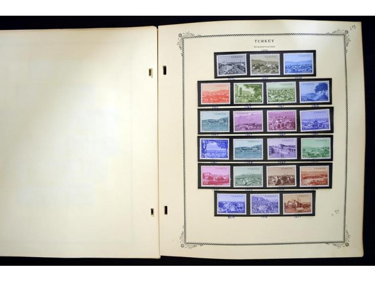 1863/1990, hochwertige Sammlung auf alten Scott-Blättern ab Mi.-Nr. 1 anfangs gemischt gesammelt, später meist ungebraucht/po