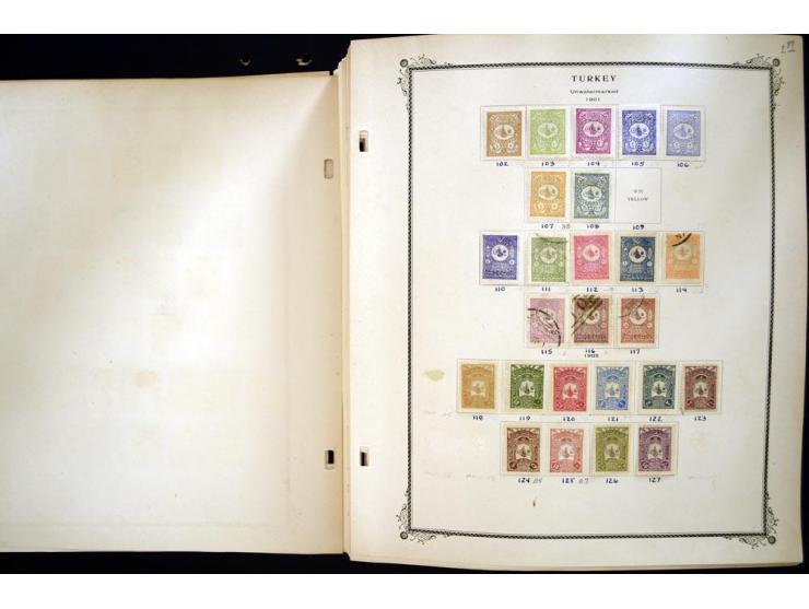 1863/1990, hochwertige Sammlung auf alten Scott-Blättern ab Mi.-Nr. 1 anfangs gemischt gesammelt, später meist ungebraucht/po