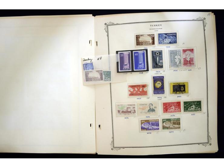 1863/1990, hochwertige Sammlung auf alten Scott-Blättern ab Mi.-Nr. 1 anfangs gemischt gesammelt, später meist ungebraucht/po