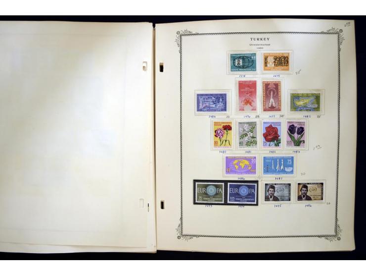 1863/1990, hochwertige Sammlung auf alten Scott-Blättern ab Mi.-Nr. 1 anfangs gemischt gesammelt, später meist ungebraucht/po