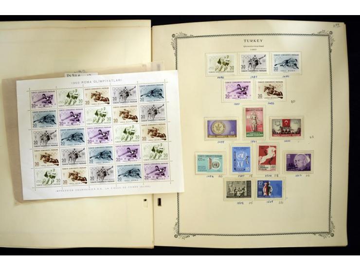 1863/1990, hochwertige Sammlung auf alten Scott-Blättern ab Mi.-Nr. 1 anfangs gemischt gesammelt, später meist ungebraucht/po