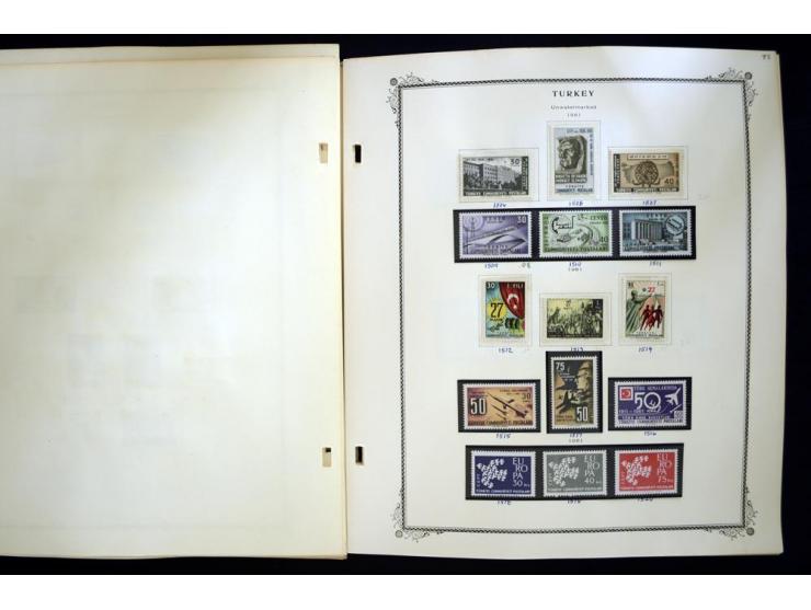 1863/1990, hochwertige Sammlung auf alten Scott-Blättern ab Mi.-Nr. 1 anfangs gemischt gesammelt, später meist ungebraucht/po