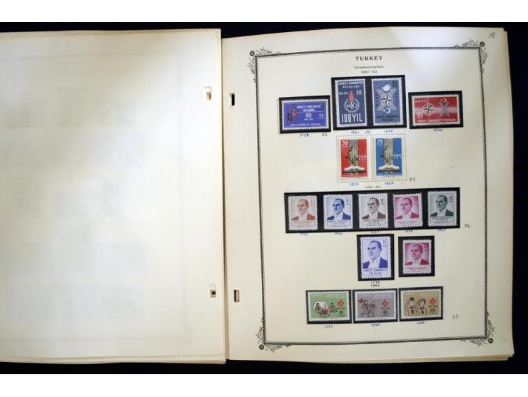 1863/1990, hochwertige Sammlung auf alten Scott-Blättern ab Mi.-Nr. 1 anfangs gemischt gesammelt, später meist ungebraucht/po