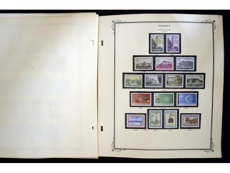 1863/1990, hochwertige Sammlung auf alten Scott-Blättern ab Mi.-Nr. 1 anfangs gemischt gesammelt, später meist ungebraucht/po