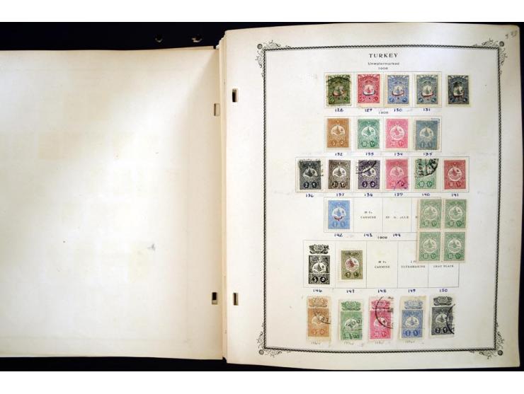 1863/1990, hochwertige Sammlung auf alten Scott-Blättern ab Mi.-Nr. 1 anfangs gemischt gesammelt, später meist ungebraucht/po