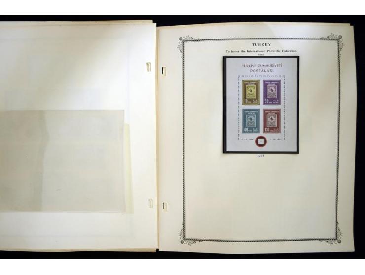 1863/1990, hochwertige Sammlung auf alten Scott-Blättern ab Mi.-Nr. 1 anfangs gemischt gesammelt, später meist ungebraucht/po