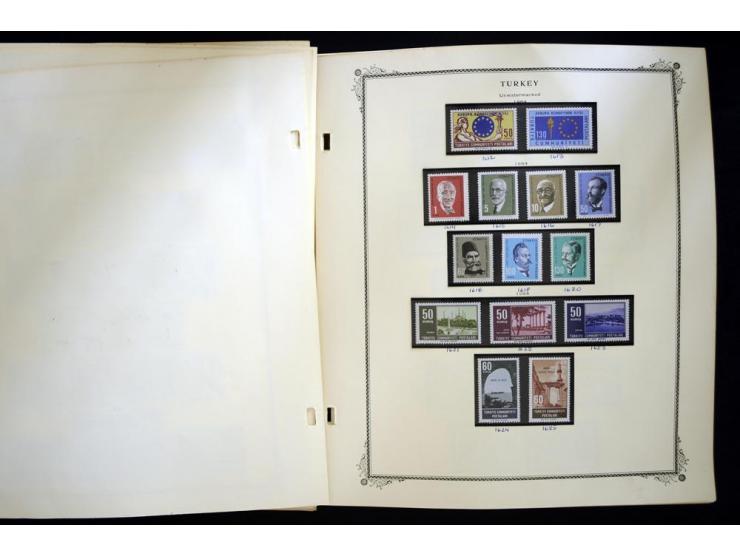 1863/1990, hochwertige Sammlung auf alten Scott-Blättern ab Mi.-Nr. 1 anfangs gemischt gesammelt, später meist ungebraucht/po