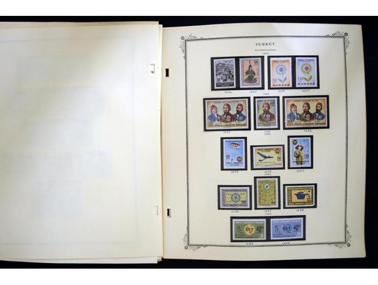 1863/1990, hochwertige Sammlung auf alten Scott-Blättern ab Mi.-Nr. 1 anfangs gemischt gesammelt, später meist ungebraucht/po