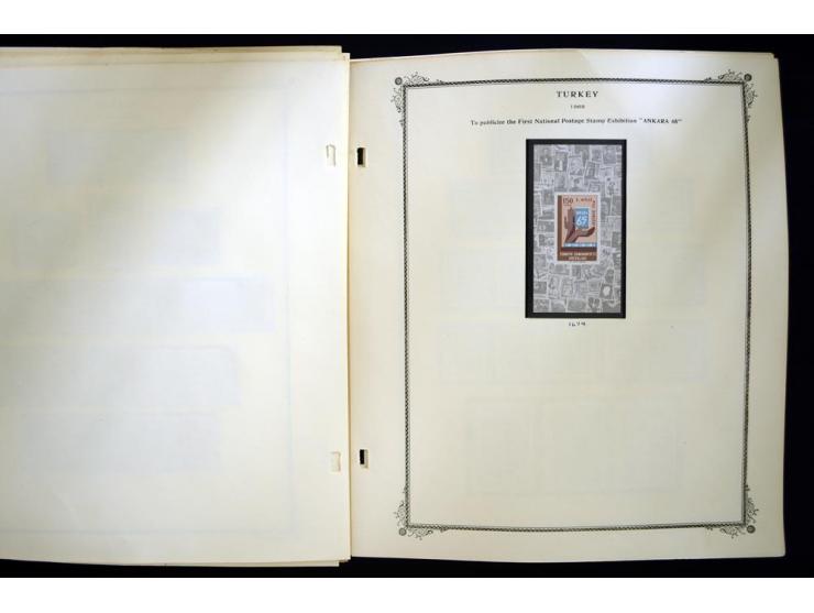 1863/1990, hochwertige Sammlung auf alten Scott-Blättern ab Mi.-Nr. 1 anfangs gemischt gesammelt, später meist ungebraucht/po