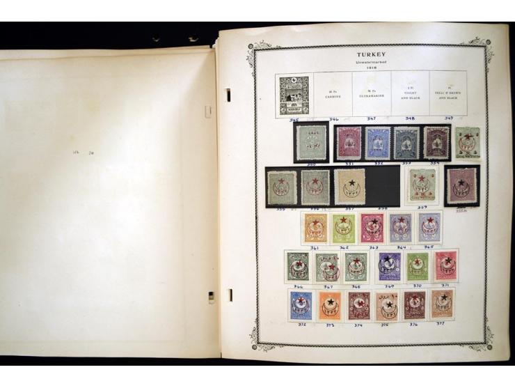 1863/1990, hochwertige Sammlung auf alten Scott-Blättern ab Mi.-Nr. 1 anfangs gemischt gesammelt, später meist ungebraucht/po