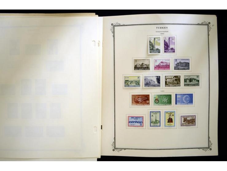 1863/1990, hochwertige Sammlung auf alten Scott-Blättern ab Mi.-Nr. 1 anfangs gemischt gesammelt, später meist ungebraucht/po