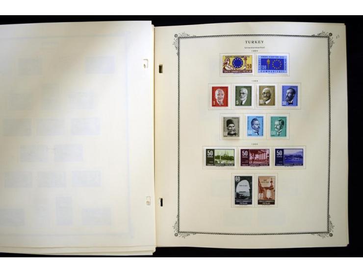 1863/1990, hochwertige Sammlung auf alten Scott-Blättern ab Mi.-Nr. 1 anfangs gemischt gesammelt, später meist ungebraucht/po