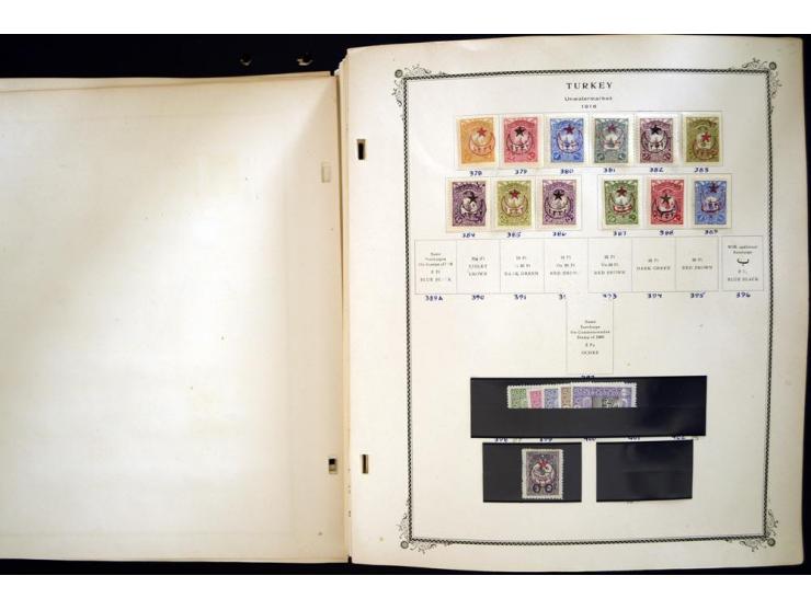 1863/1990, hochwertige Sammlung auf alten Scott-Blättern ab Mi.-Nr. 1 anfangs gemischt gesammelt, später meist ungebraucht/po