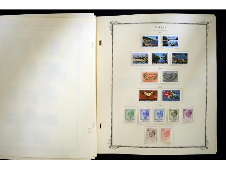 1863/1990, hochwertige Sammlung auf alten Scott-Blättern ab Mi.-Nr. 1 anfangs gemischt gesammelt, später meist ungebraucht/po