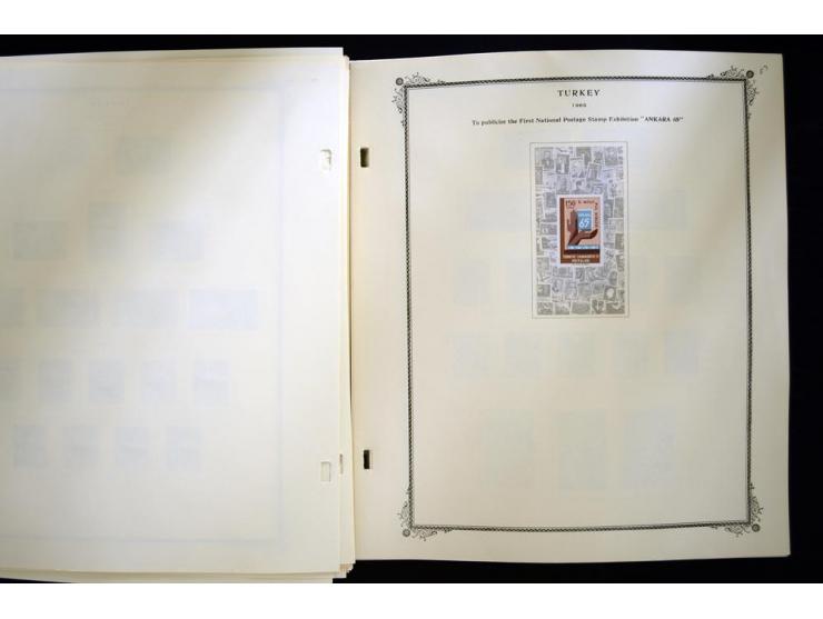 1863/1990, hochwertige Sammlung auf alten Scott-Blättern ab Mi.-Nr. 1 anfangs gemischt gesammelt, später meist ungebraucht/po