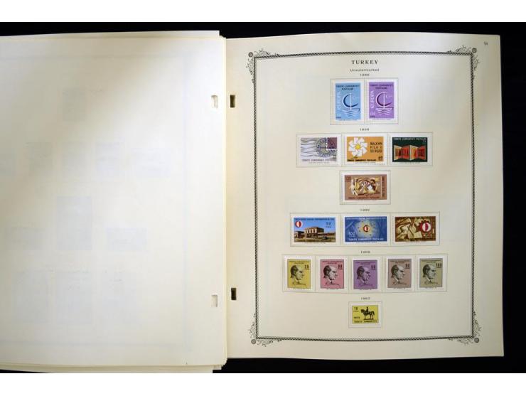 1863/1990, hochwertige Sammlung auf alten Scott-Blättern ab Mi.-Nr. 1 anfangs gemischt gesammelt, später meist ungebraucht/po