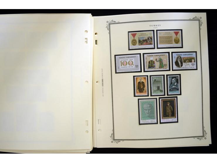 1863/1990, hochwertige Sammlung auf alten Scott-Blättern ab Mi.-Nr. 1 anfangs gemischt gesammelt, später meist ungebraucht/po