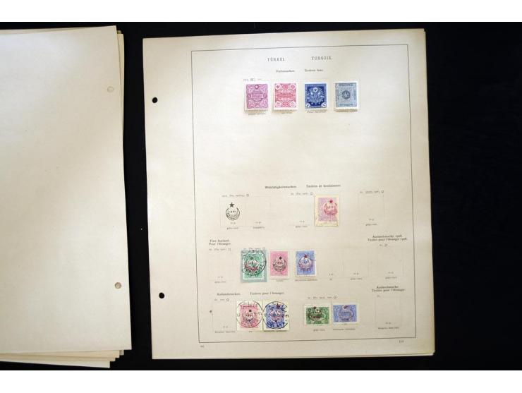 1863/1920, interessante, ungebrauchte und gestempelte Sammlung mit einigen besseren Werten wie Mi.-Nr. 10 ungebraucht und Mi.