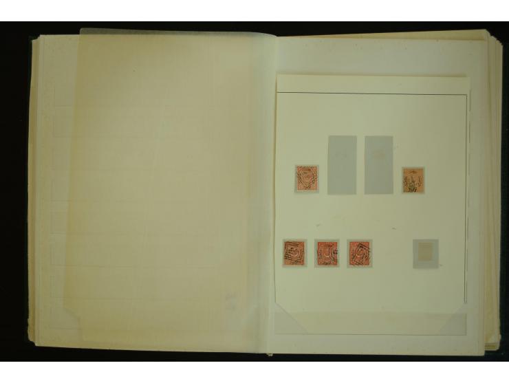 1865/84, Duloz specialized collection with strength in proofs of 1865, with colour trials, many scarce imperf and mint stamps