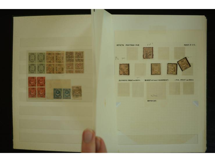 1865/84, Duloz specialized collection with strength in proofs of 1865, with colour trials, many scarce imperf and mint stamps