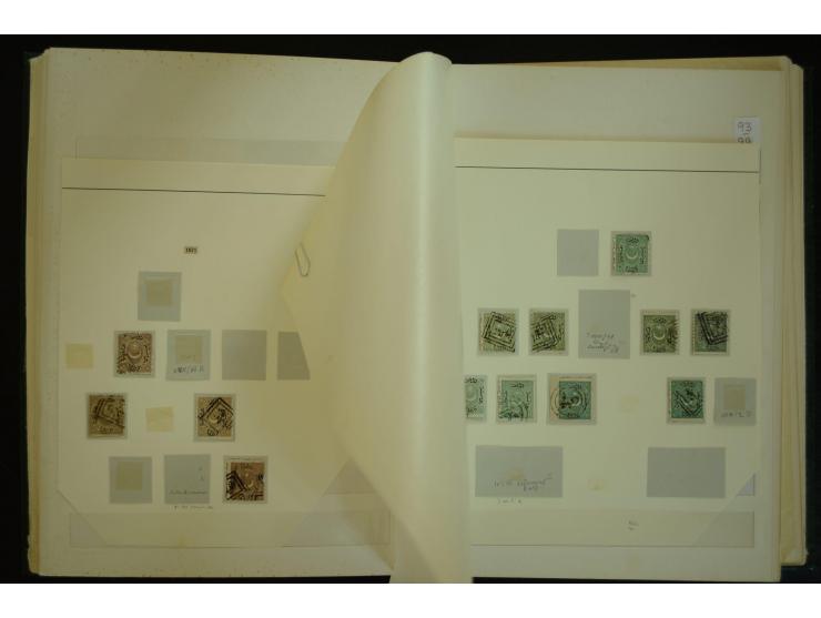 1865/84, Duloz specialized collection with strength in proofs of 1865, with colour trials, many scarce imperf and mint stamps
