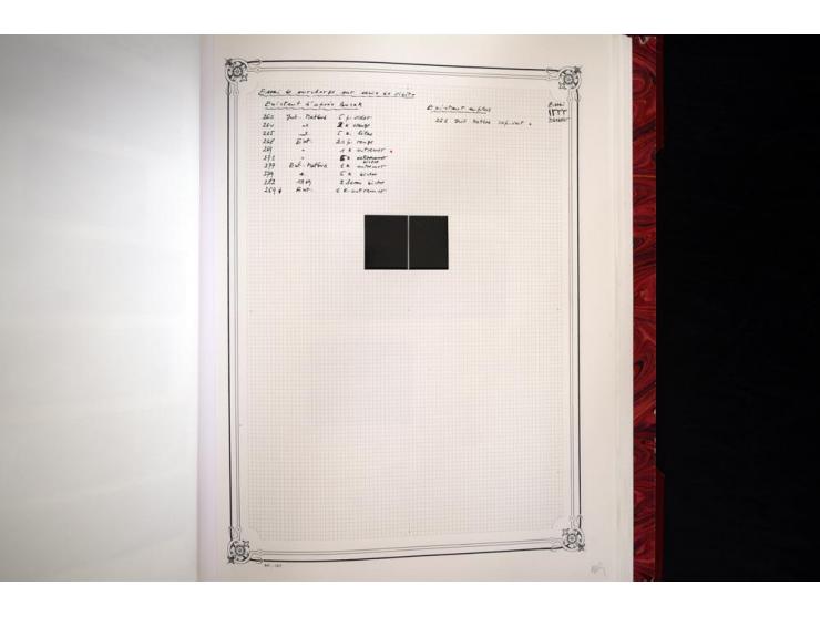1865/1920, collection in two large Yvert-albums, very specialized with types and perfs, early issues incl. tête-bêche prints,