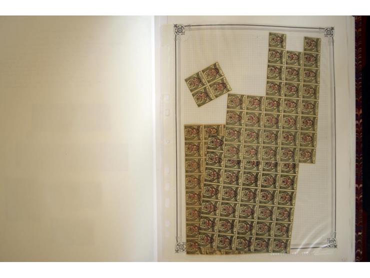 1865/1920, collection in two large Yvert-albums, very specialized with types and perfs, early issues incl. tête-bêche prints,