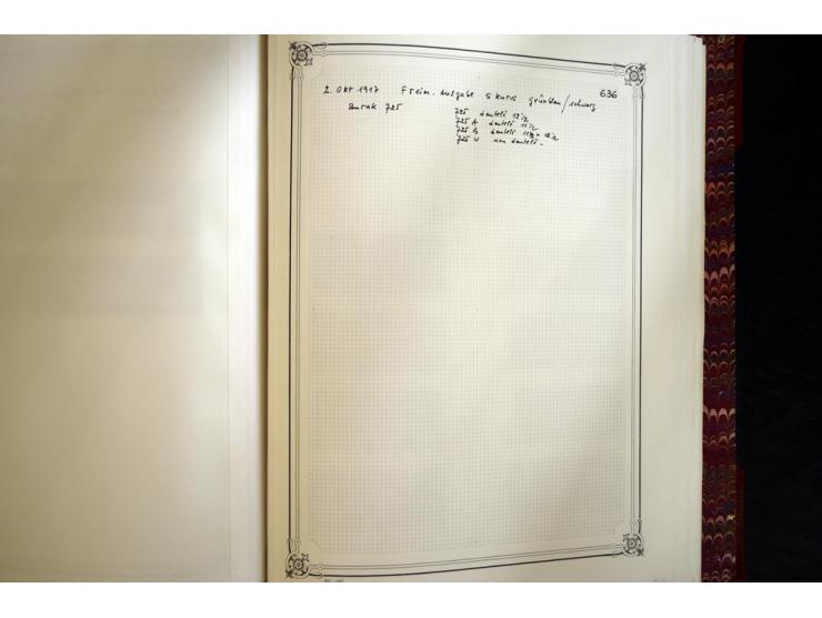 1865/1920, collection in two large Yvert-albums, very specialized with types and perfs, early issues incl. tête-bêche prints,