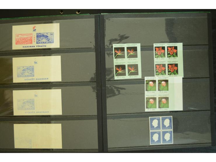 1865/1980, collection of 1250 mint stamps, printing errors and varieties starting Ottoman Empire Duloz issue incl. Red Cresce