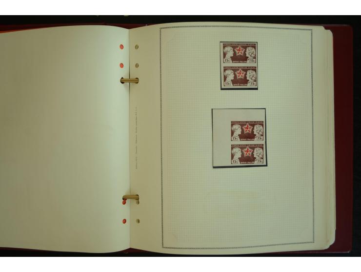 1865/1980, collection of 1250 mint stamps, printing errors and varieties starting Ottoman Empire Duloz issue incl. Red Cresce