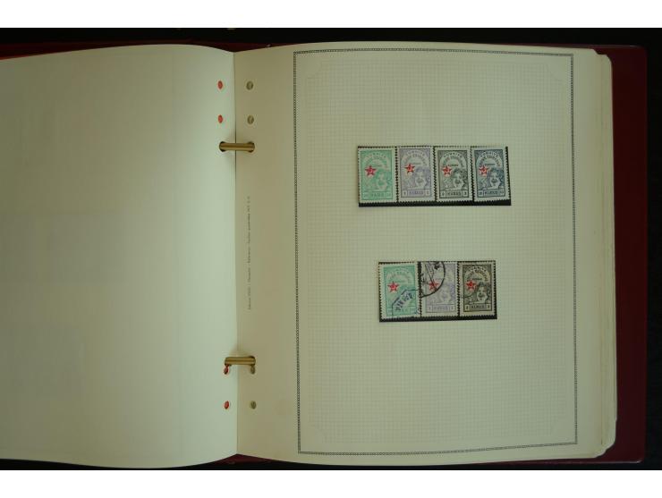 1865/1980, collection of 1250 mint stamps, printing errors and varieties starting Ottoman Empire Duloz issue incl. Red Cresce
