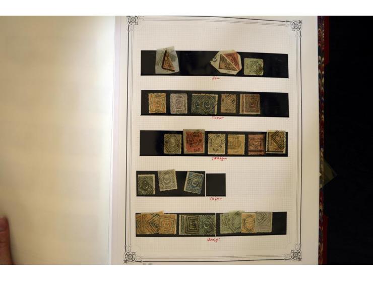 1865/1920,  Stempelsammlung nach Spezialkatalog Brand-Ceylan im Yvert-Album. Über 1500 sehr saubere klare Stempel meist auf M