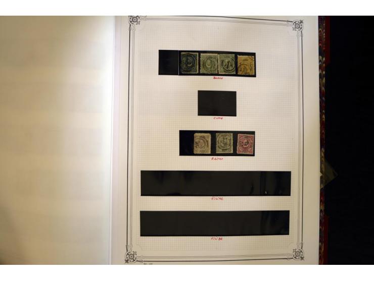 1865/1920,  Stempelsammlung nach Spezialkatalog Brand-Ceylan im Yvert-Album. Über 1500 sehr saubere klare Stempel meist auf M