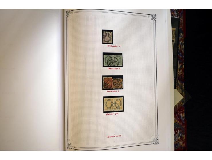 1865/1920,  Stempelsammlung nach Spezialkatalog Brand-Ceylan im Yvert-Album. Über 1500 sehr saubere klare Stempel meist auf M