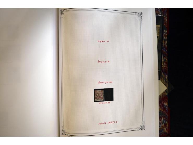 1865/1920,  Stempelsammlung nach Spezialkatalog Brand-Ceylan im Yvert-Album. Über 1500 sehr saubere klare Stempel meist auf M